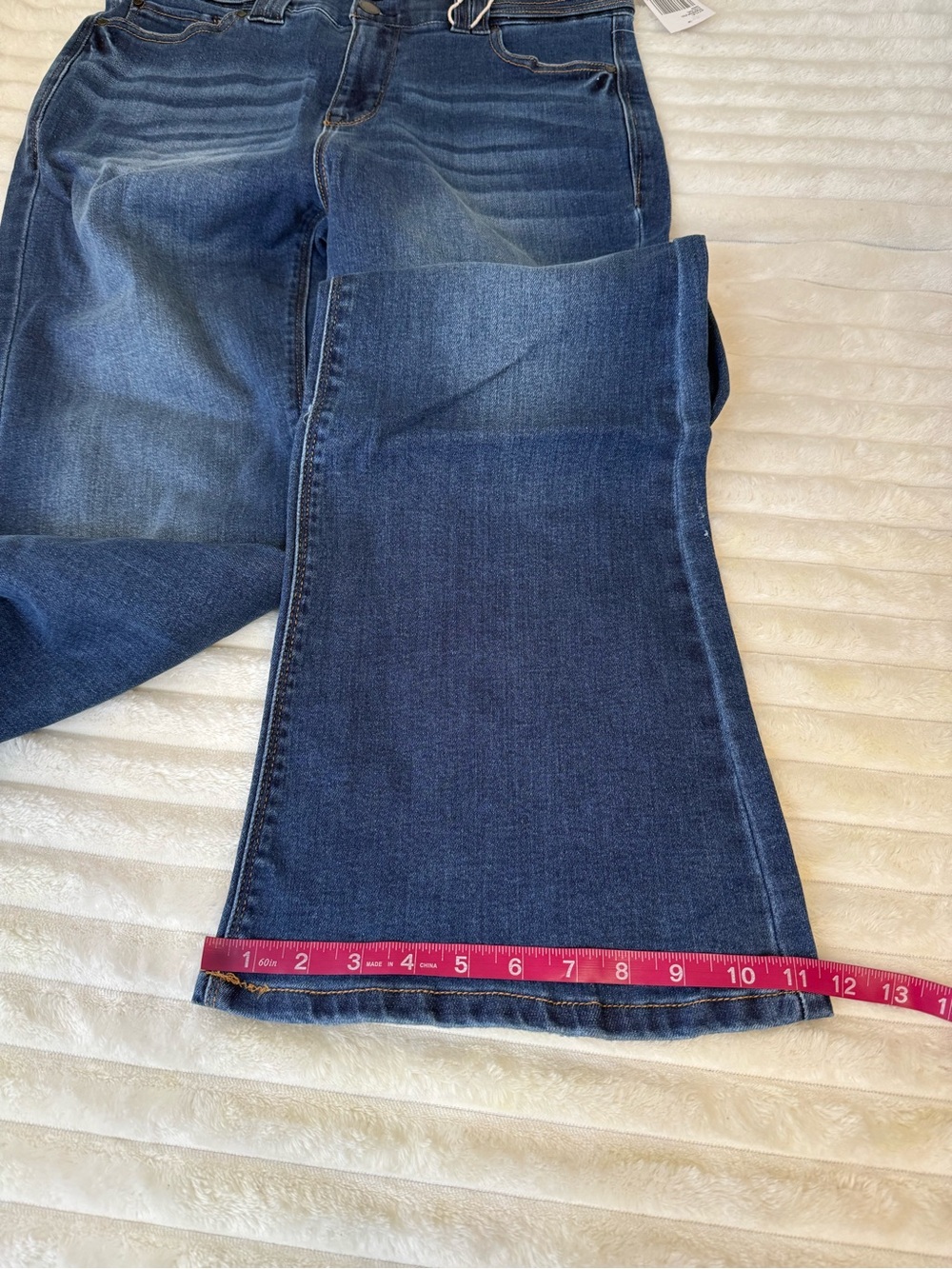 Curve Appeal High Rise Flare Jeans size 10 30 - Picture 9 of 11